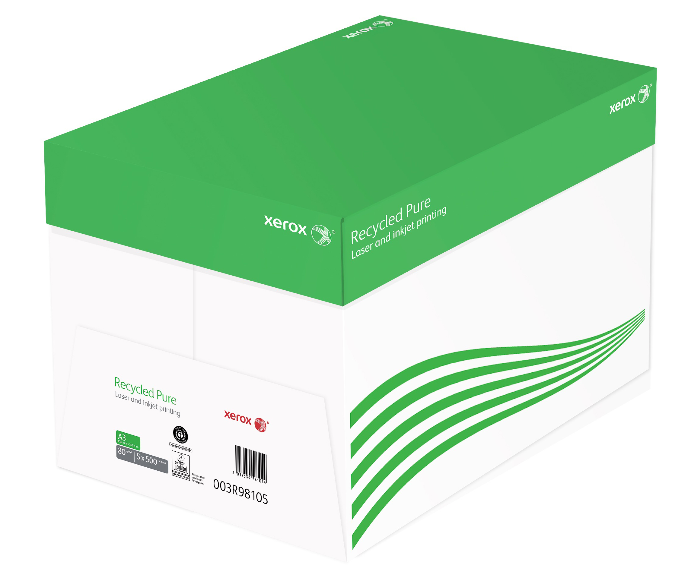 Hartie Copiator A3 Recycled Pure 80g 500/Top Xerox