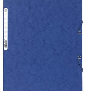 Mapa Carton Cu Elastic 400g Albastra Exacompta