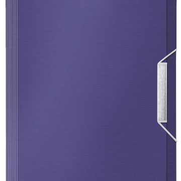 Mapa Plastic 6 Compartimente Albastru-Violet Tip Proiect Style