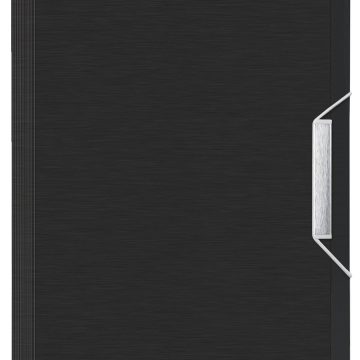 Mapa Plastic 6 Compartimente Negru-Satin Tip Proiect Style Leitz