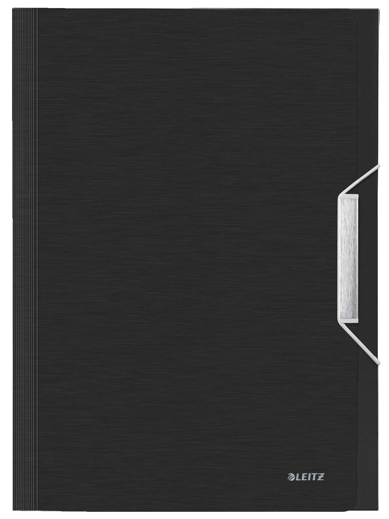 Mapa Plastic 6 Compartimente Negru-Satin Tip Proiect Style Leitz