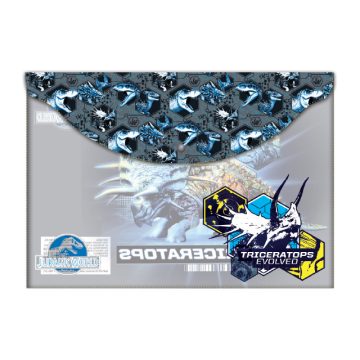 Mapa Plastic Cu Buton A4 Jurassic World Pigna