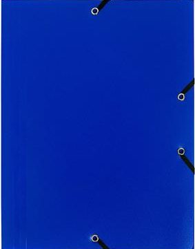 Mapa Plastic Cu Elastic A4 Albastru Exacompta
