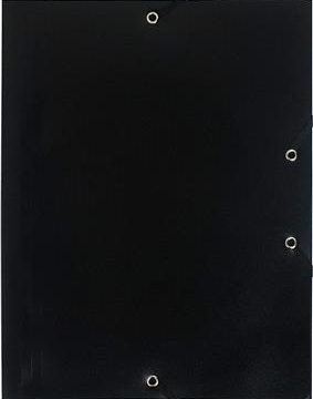 Mapa Plastic Cu Elastic A4 Negru Exacompta