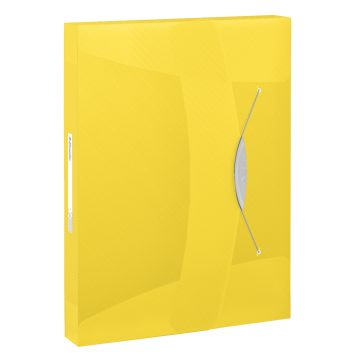 Mapa Plastic Cu Elastic Galbena Jumbo Vivida Esselte