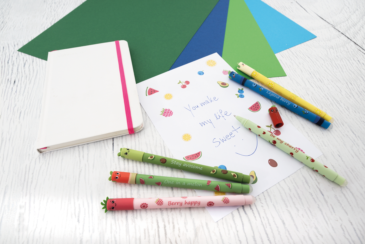 Roller 0.7 Mm Albastru Erasable Avocado Eberhard Faber