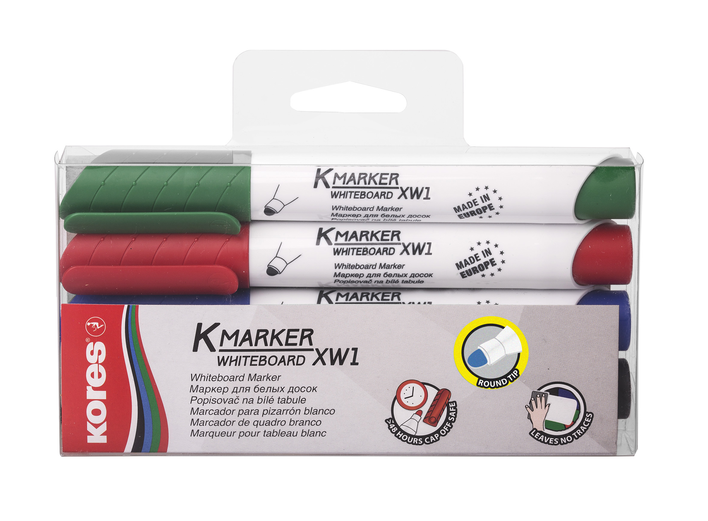 Marker Whiteboard 4/Set 3mm Kores