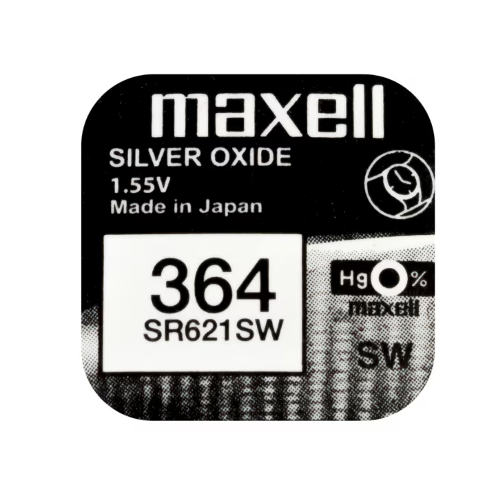 Baterii V364 Ag1 Sr621Sw 1.55V Blister Maxell