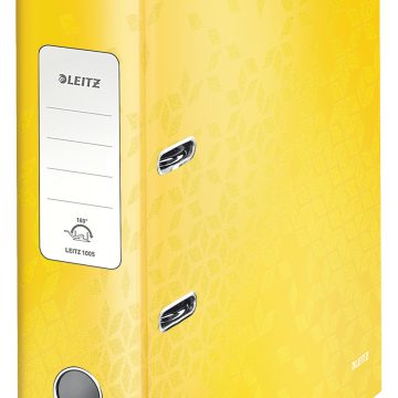 Biblioraft Plastifiat 8cm 180Grade Galben Wow Leitz