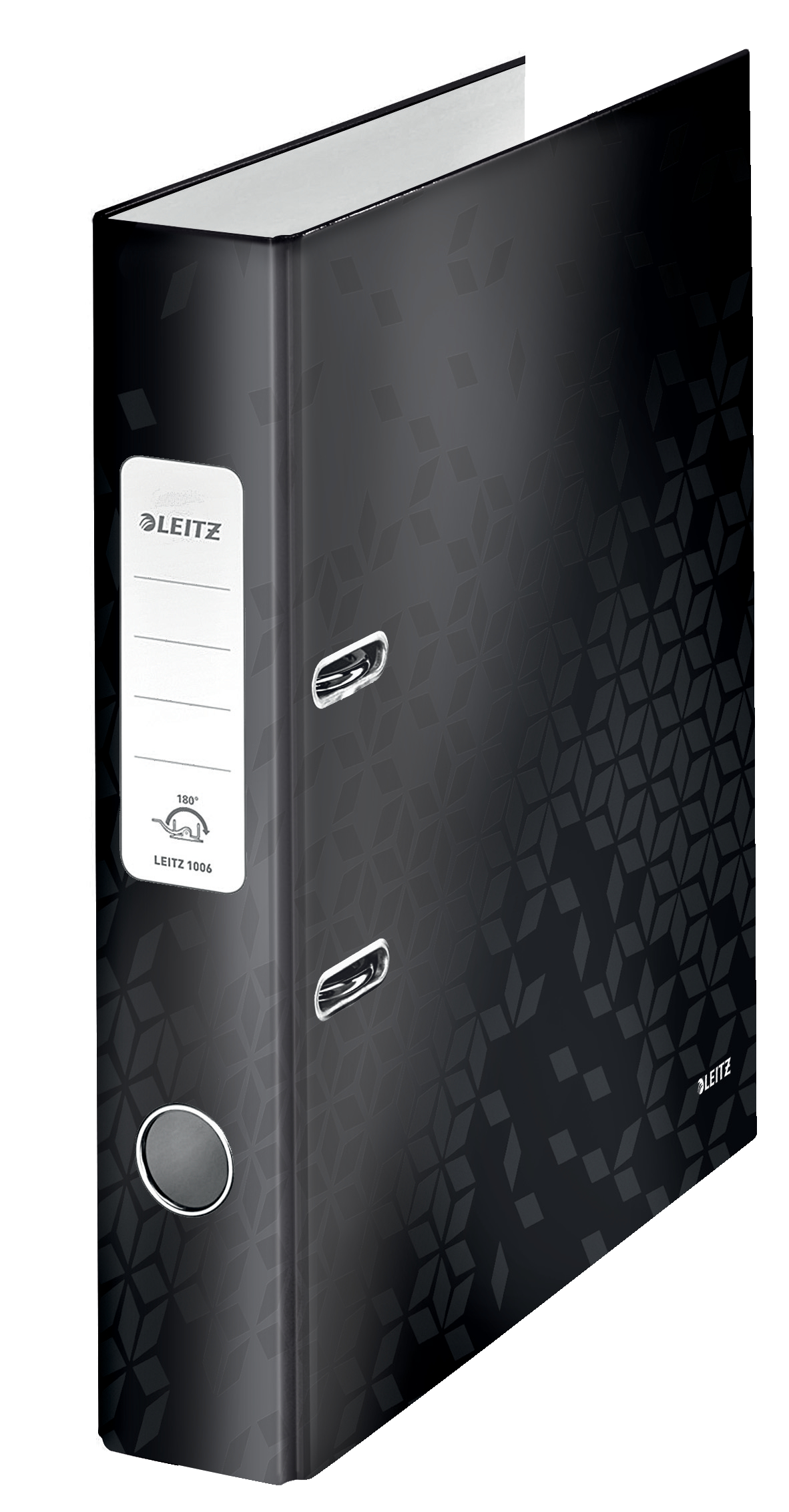 Biblioraft Plastifiat 5.2cm 180Grade Negru Wow Leitz