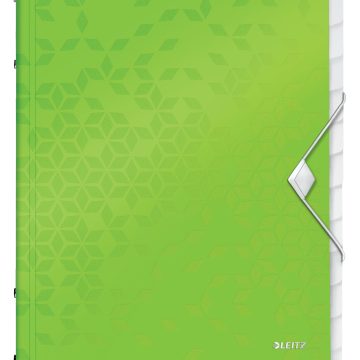 Mapa Plastic 12 Compartimente Verde Wow Leitz