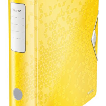 Biblioraft Plastifiat 8.2cm 180Grade Galben Active Wow Leitz
