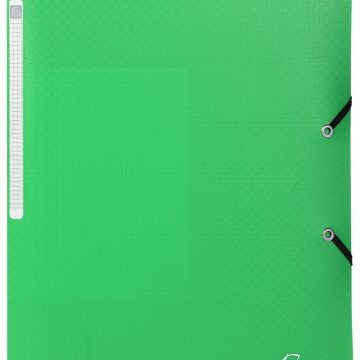 Mapa Plastic Cu Elastic Si Etich Cotor A4 Verde Exacompta