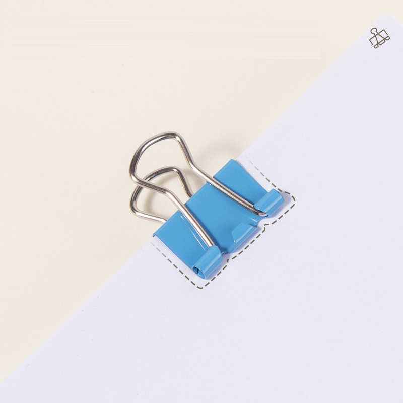 Clips Hartie 19mm Color 12 Buc/Cut Deli