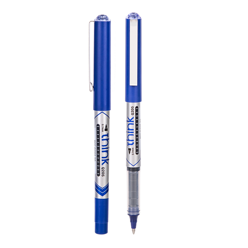 Roller Free Ink 0.7mm Albastru Think Deli
