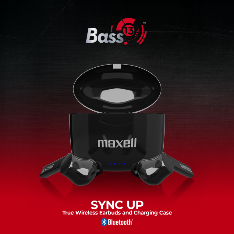 Casti Fara Fir Bluetooth Tws Bass-13 Sync Up Tip Earbuds Maxell