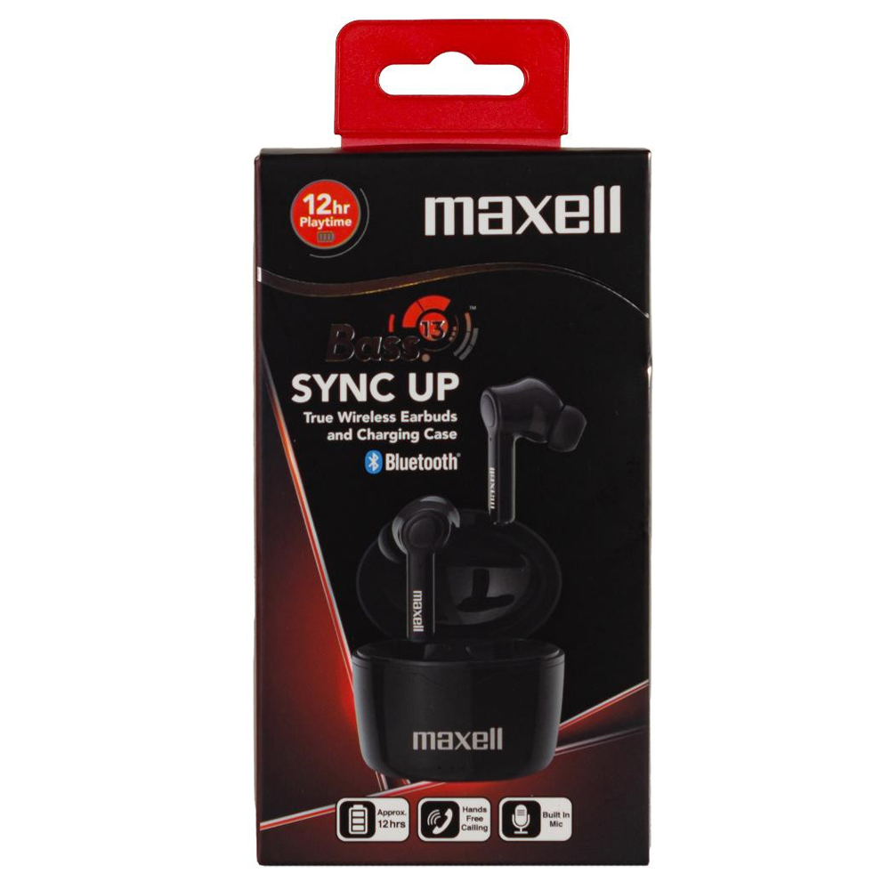 Casti Fara Fir Bluetooth Tws Bass-13 Sync Up Tip Earbuds Maxell
