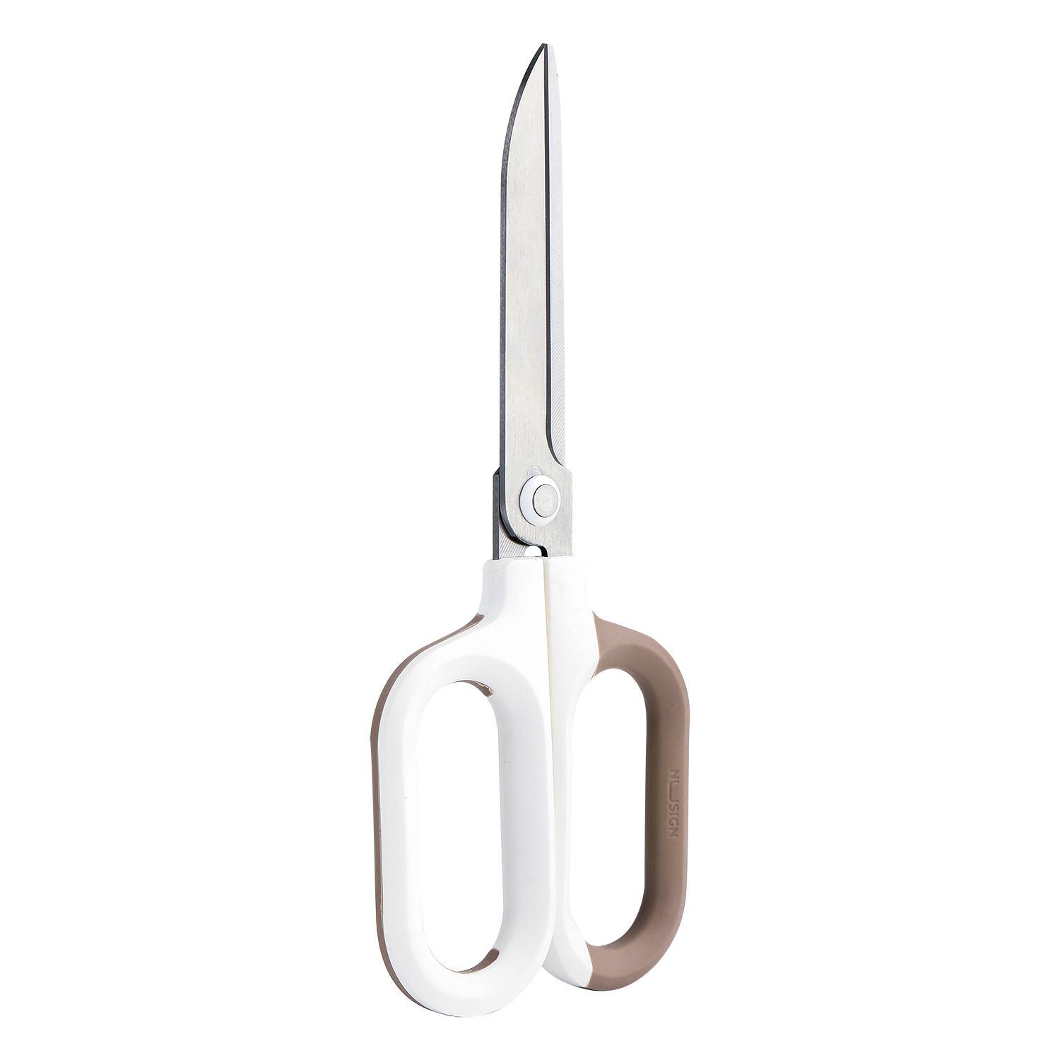 Foarfeca Birou 18cm Bicolora Alb-Crem Nusign Deli