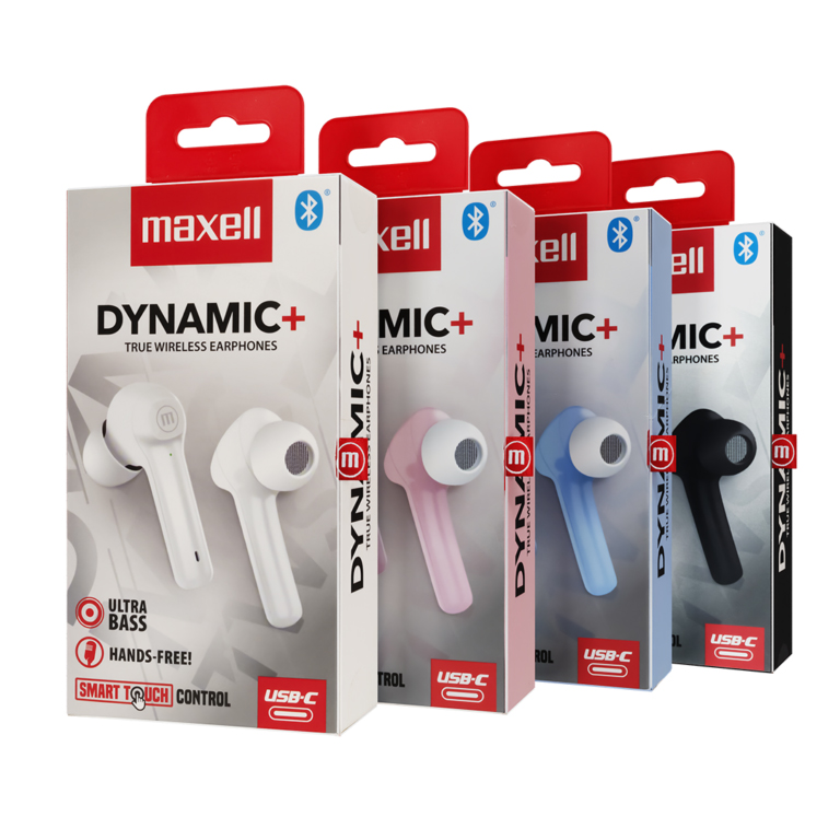 Casti Fara Fir Bluetooth Tws Dynamic+ Tip Earbuds Negre Maxell