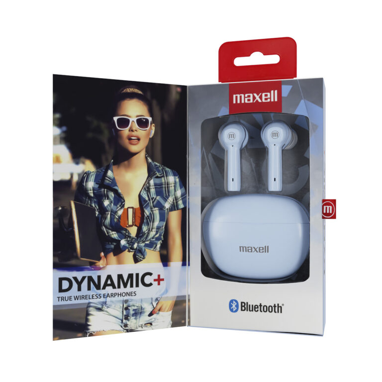 Casti Fara Fir Bluetooth Tws Dynamic+ Tip Earbuds Bleu Maxell