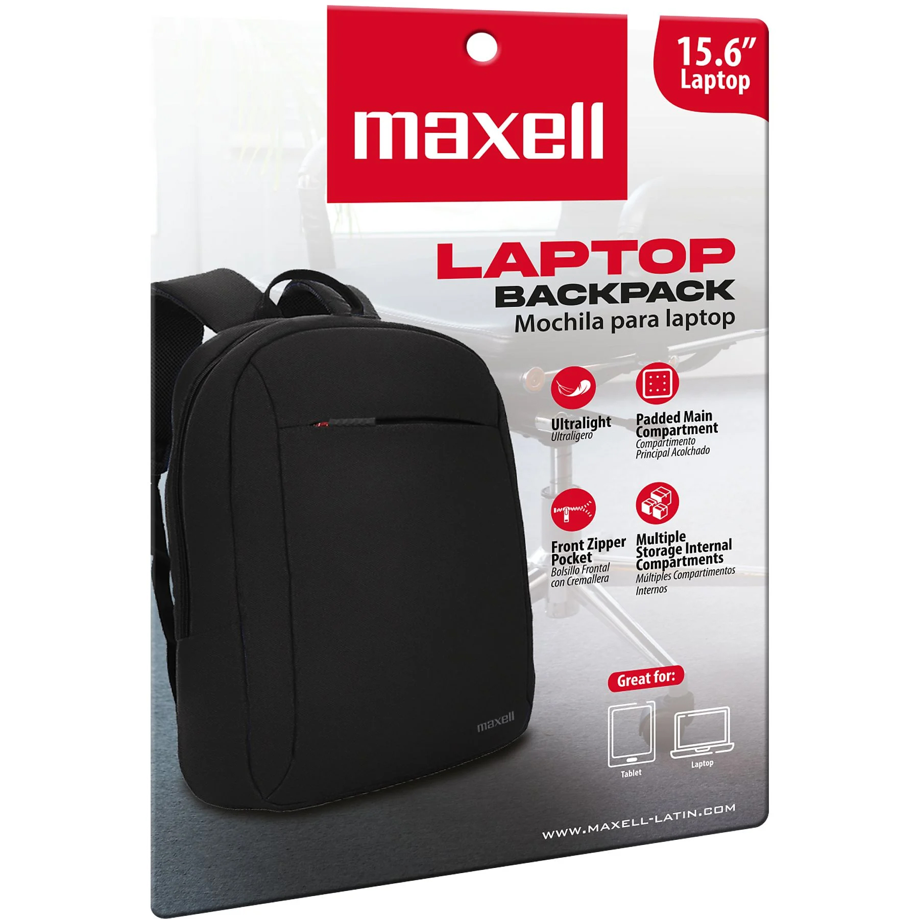 Rucsac Laptop 15.6" Negru Maxell