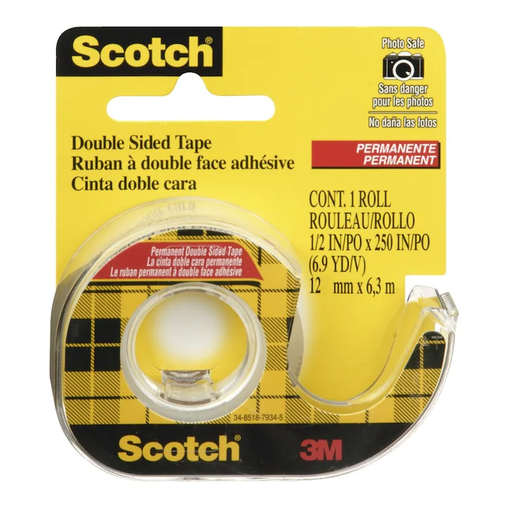 Dispenser Cu Banda Dublu Adeziva 12mm*6.3M Scotch 3M Scotch