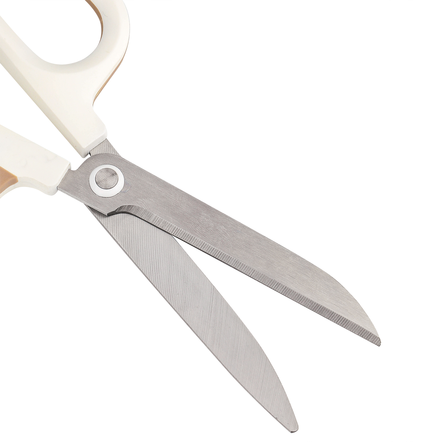 Foarfeca Birou 18cm Bicolora Alb-Crem Nusign Deli