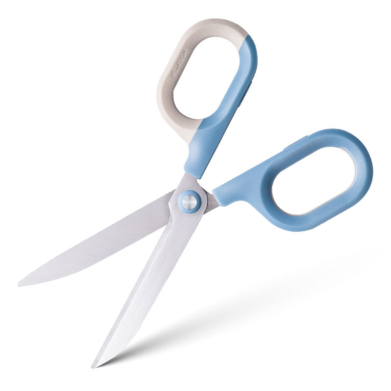 Foarfeca Birou 14,5cm Bicolora Bleu-Crem Nusign Deli