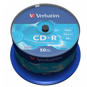 Cd-R 50/Set Verbatim 700Mb 52X Extra Protection 43351