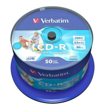 Cd-R Printabil 50/Set Verbatim 700Mb 52X 43438