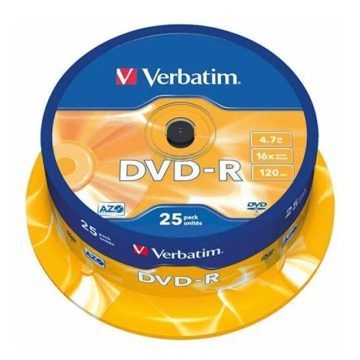 Dvd-R 25/Set Verbatim 4.7Gb 16X 43522