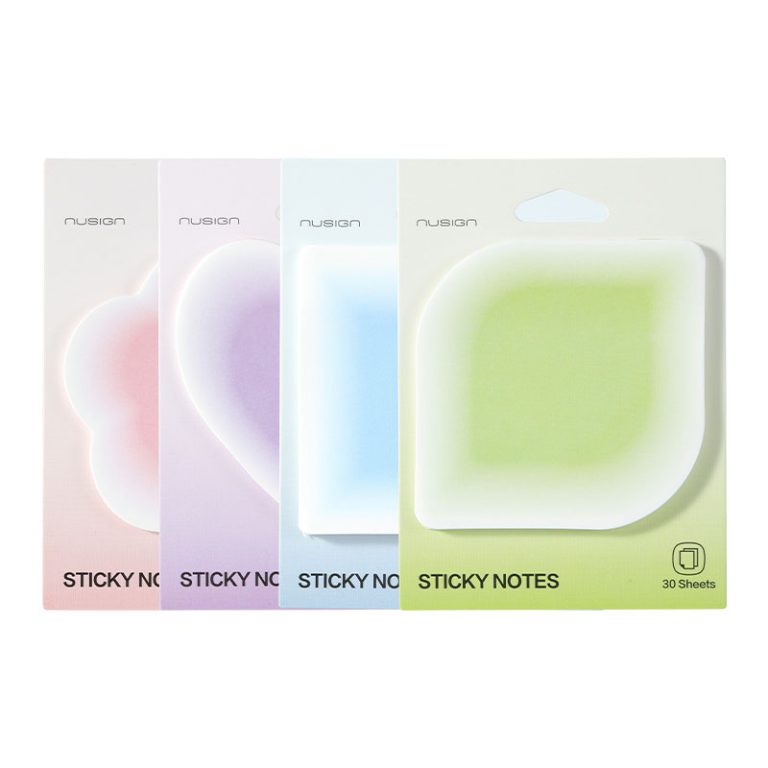 Notes Autoadeziv 30 File Diverse Forme Culori Gradient Nusign Deli