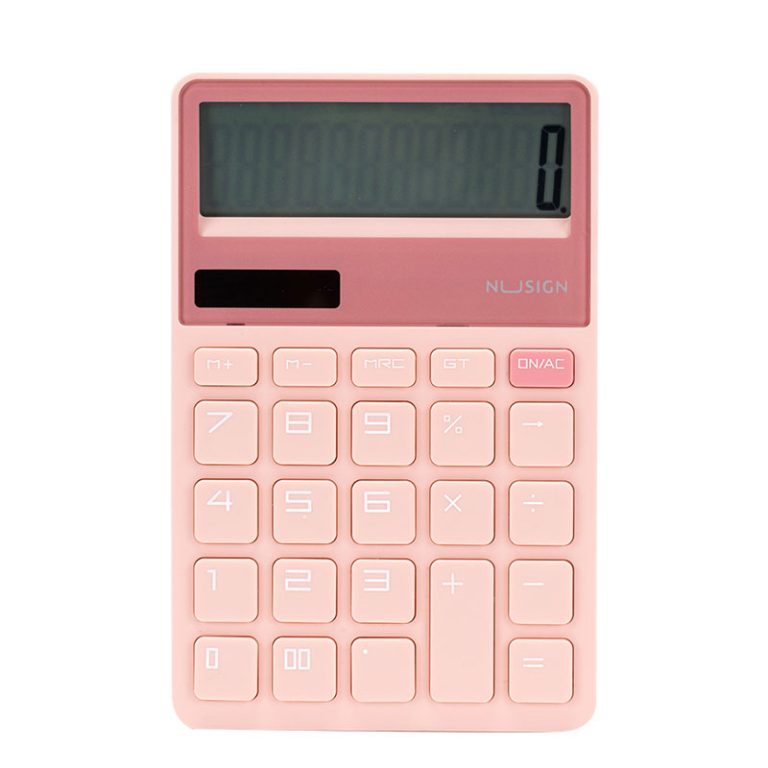 Calculator Birou 12 Dig Roz Deschis Nusign Deli