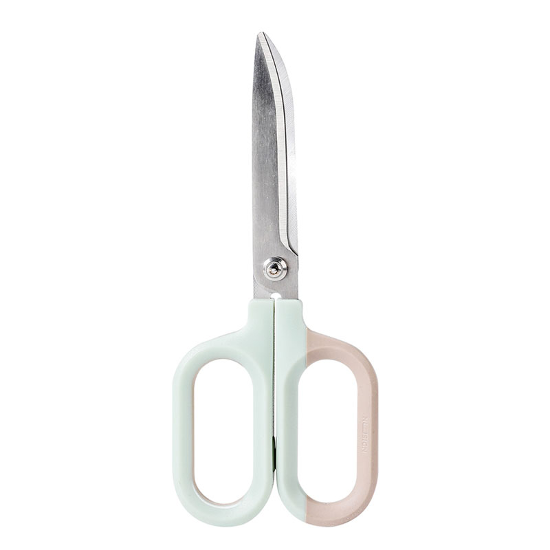 Foarfeca Birou 18cm Bicolora Vernil-Crem Nusign Deli