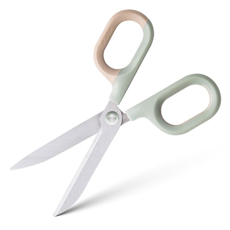 Foarfeca Birou 14,5cm Bicolora Vernil-Crem Nusign Deli