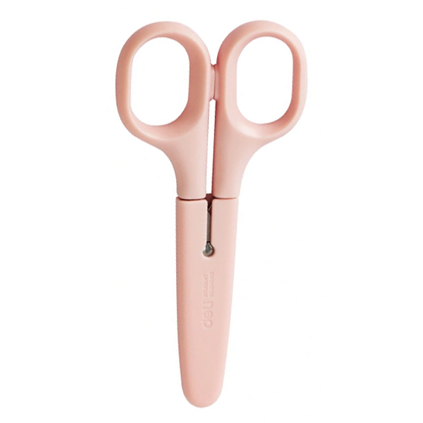 Foarfeca Scolara 12.2cm Cu Protectie Plastic Macarons Deli