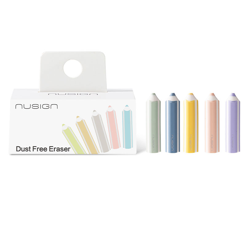 Radiere Triunghiulare Pencil Shape Set 5 Bucati Nusign Deli