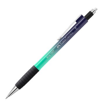 Creion Mecanic 0.7 Mm Albastru-Turcoaz Grip 1347 Flow Faber-Castell