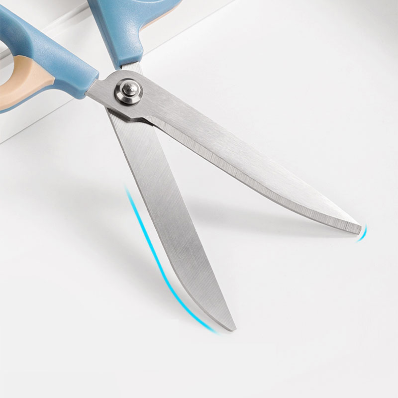 Foarfeca Birou 18cm Bicolora Bleu-Crem Nusign Deli