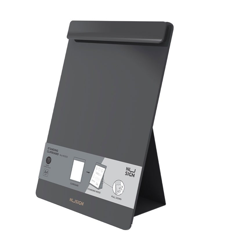 Clipboard Simplu Cu Suport Vertical Negru Nusign Deli