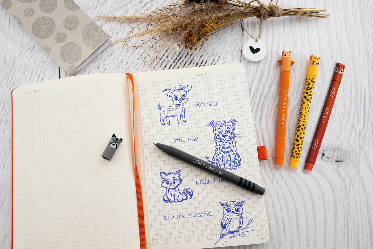 Roller 0.7 Mm Albastru Erasable Bufnita Eberhard Faber