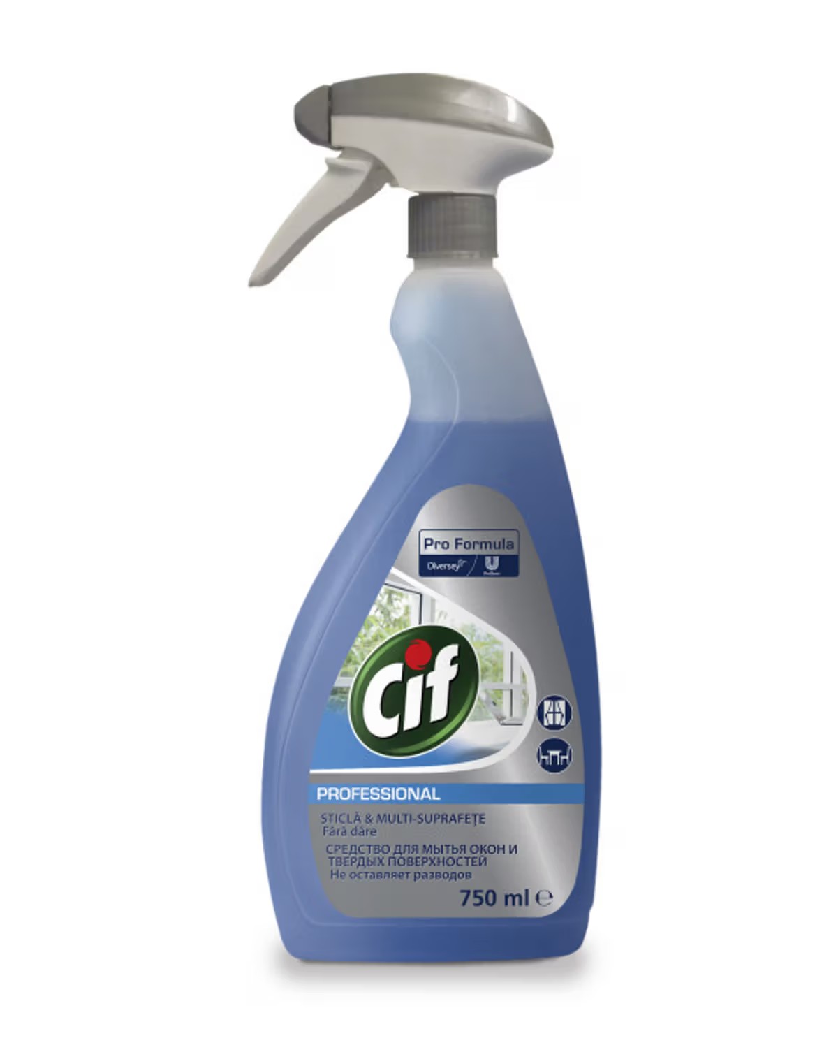 Cif Pro Formula Geamuri & Suprafeţe 750ml