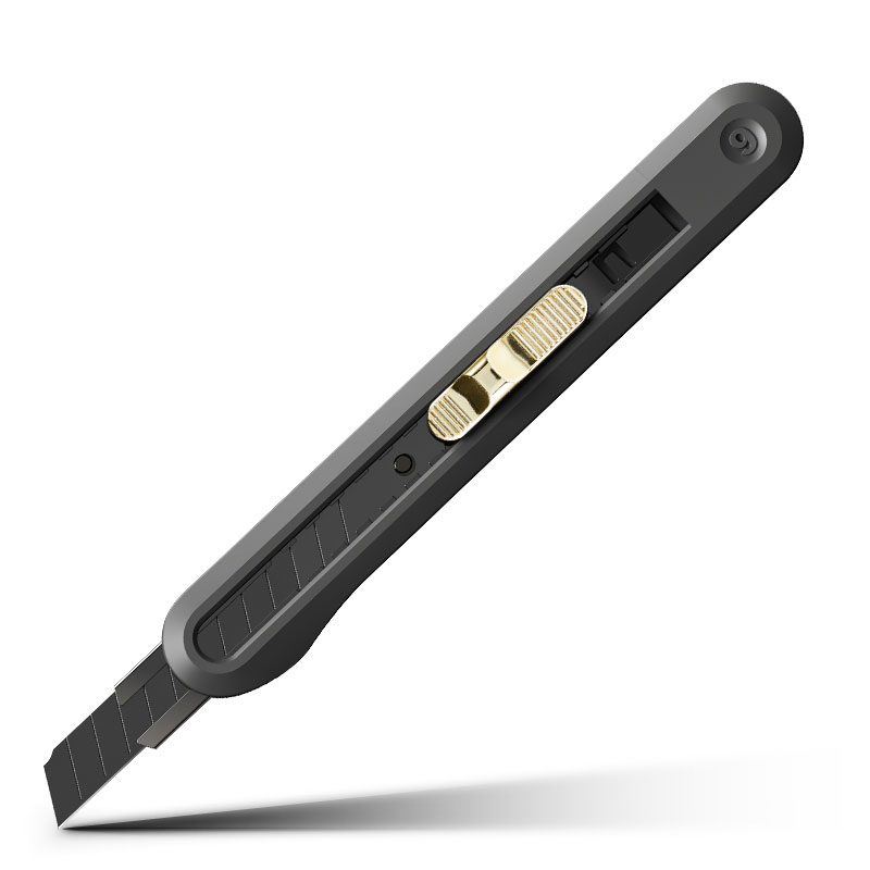 Cutter Mic Cu Sina Lama Neagra 60Grade Negru Nusign Deli