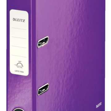 Biblioraft Plastifiat 5.2cm Mov Metalizat Wow Leitz