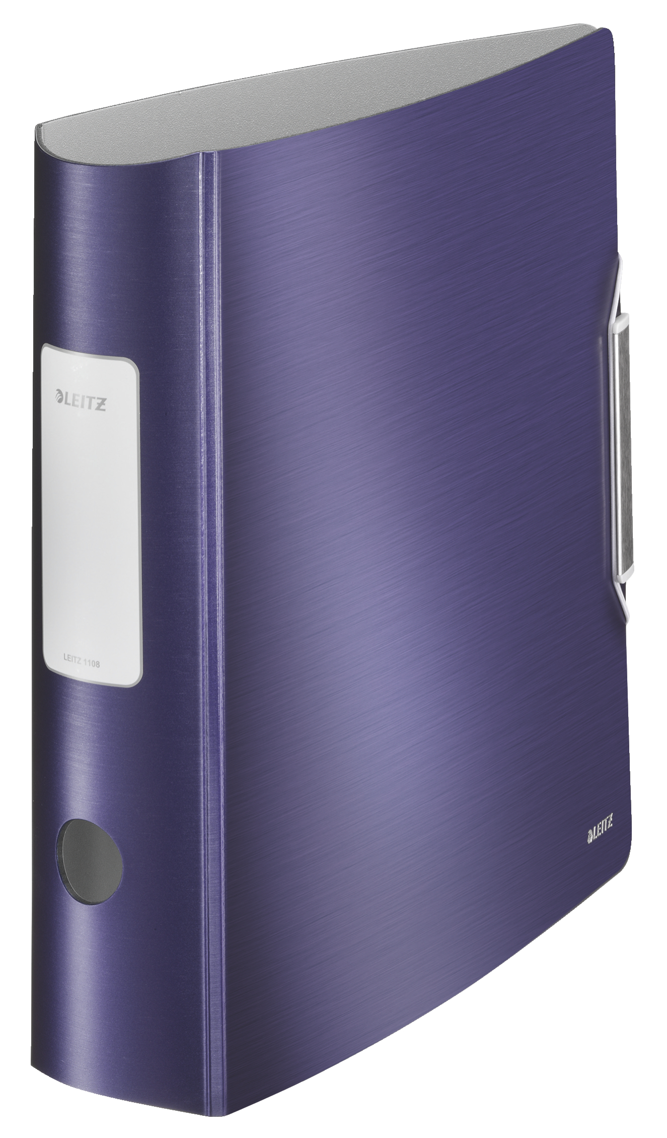 Biblioraft Plastifiat 7.5cm 180Grade Albastru-Violet Style Leitz