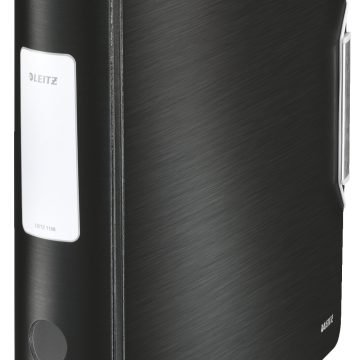 Biblioraft Plastifiat 7.5cm 180Grade Negru Satin Active Style Le