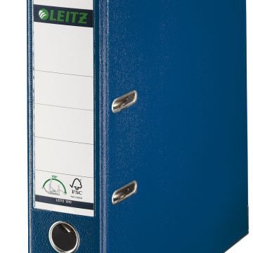 Biblioraft Plastifiat 8cm 180Grade Albastru Leitz