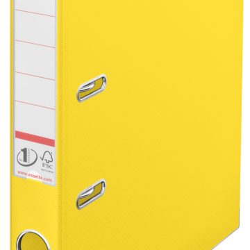 Biblioraft Plastifiat Int-Ext 5cm Galben Vivida Nr1 Esselte