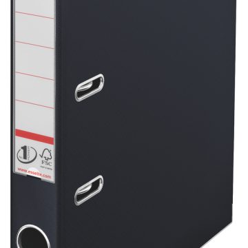 Biblioraft Plastifiat Int-Ext 5cm Negru Vivida Nr1 Power Esselte