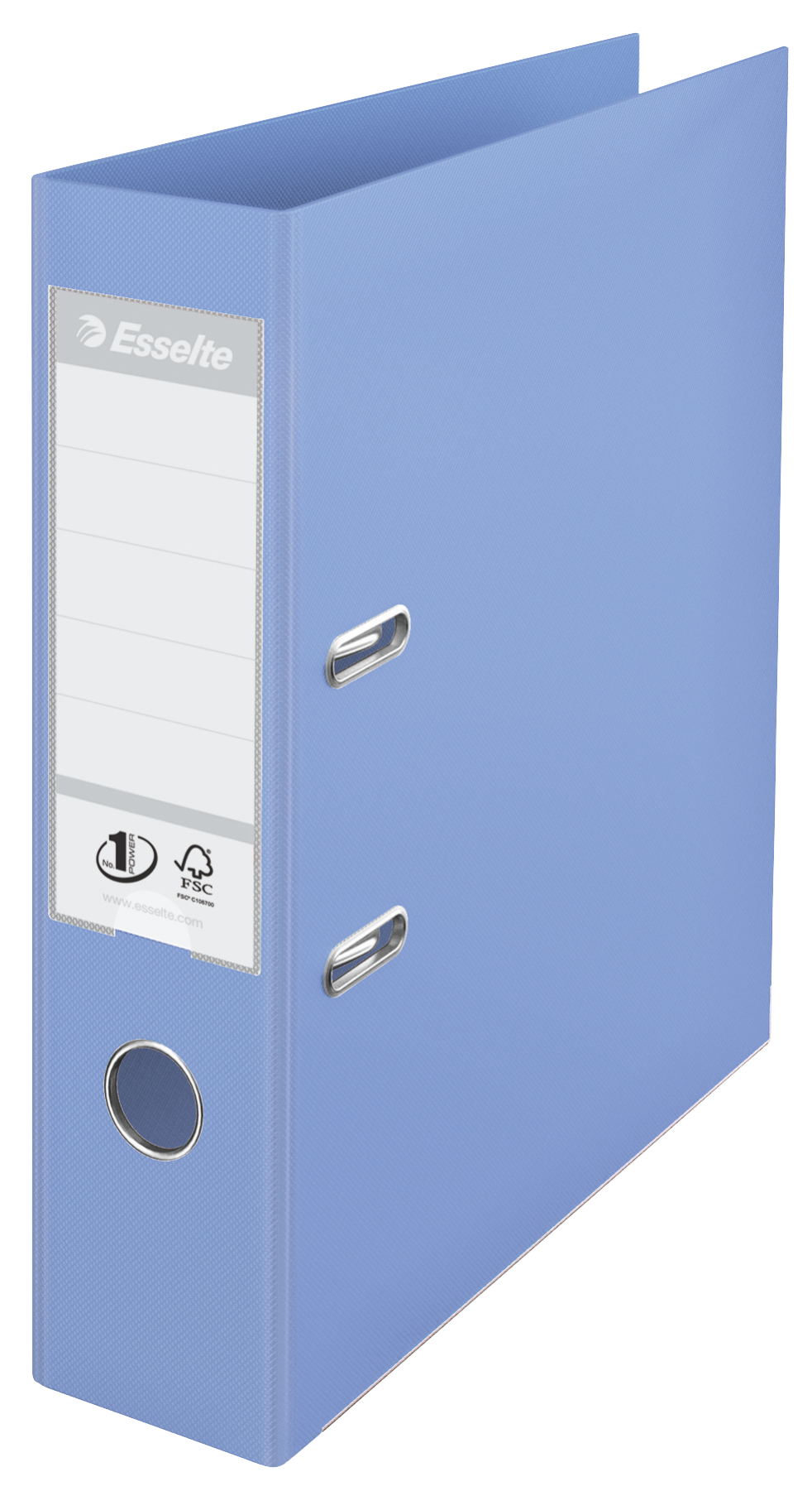 Biblioraft Plastifiat Int-Ext 7.5cm Albastru Deschis Nr1 Esselte